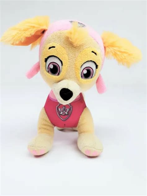 Spin Master Paw Patrol Stuffed Animal Pink Skye Cockapoo Dog Plush 7