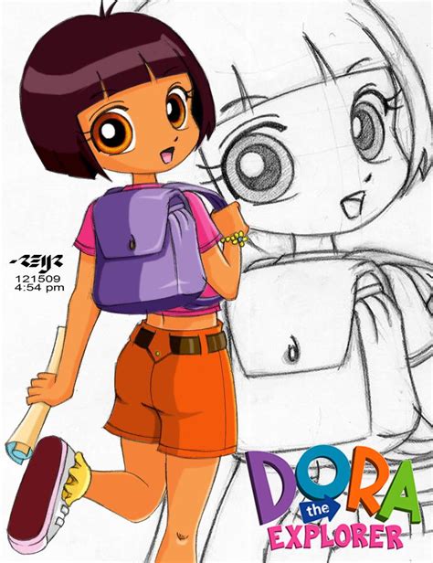 Dora The Explorer Colored By Reijr On Deviantart