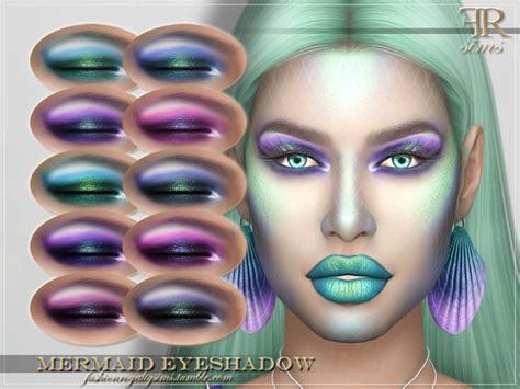 Frs Mermaid Eyeshadow By Fashionroyaltysims At Tsr Si