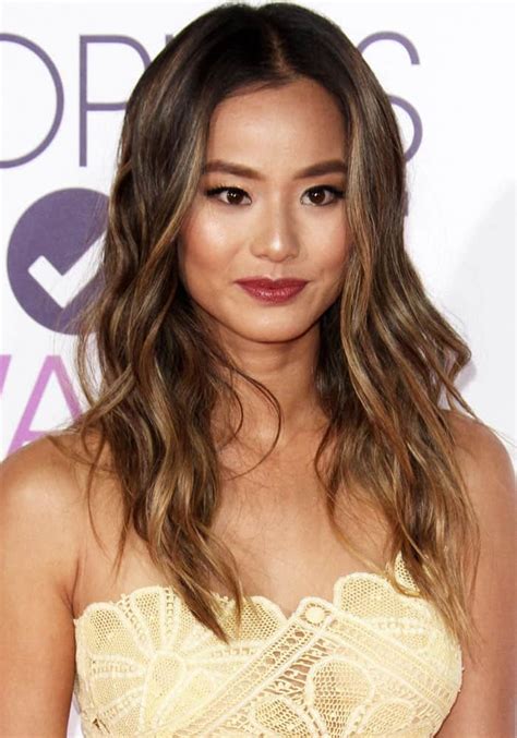 Jamie Chung Wears Stuart Weitzman Myex Sandals