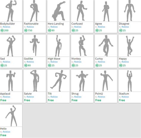 My Roblox Inventory Emotes By Stormfx93rblx On Deviantart