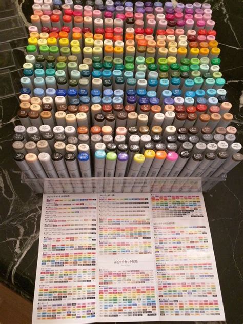 Copic Sketch Markers Complete Set All 358 Colors Copic Copic