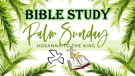 Palm Sunday Year B Bible Study Youtube