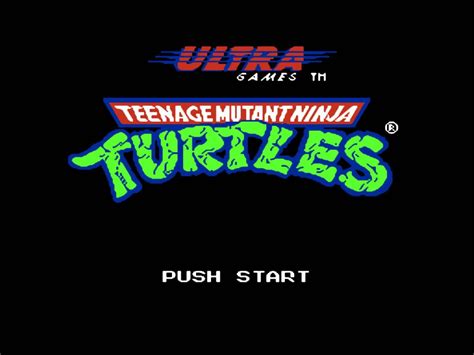 Teenage Mutant Ninja Turtles title screen | Mutant ninja turtles, Teenage mutant ninja, Teenage ...