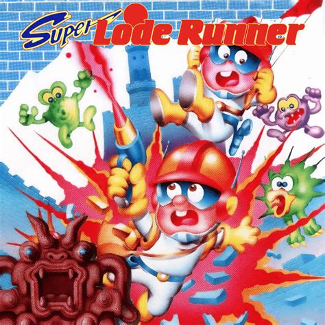 Super Lode Runner Cover Or Packaging Material Mobygames