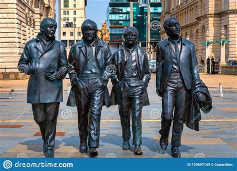 This statue was one of the first things we saw when we got to liverpool. Bronze Statue Of The Beatles At The Merseyside In ...