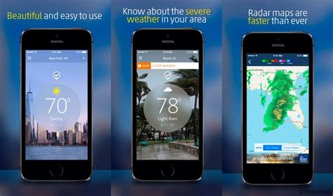 Stay informed with reliable forecasts,. Best Weather App for iPhone 2017 | TechinDroid.com