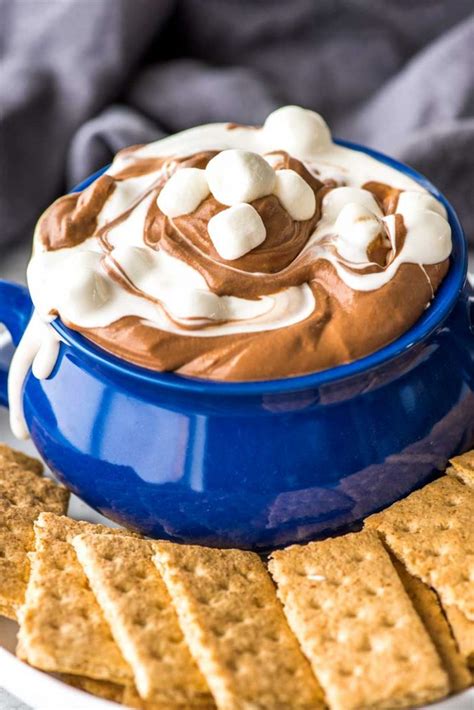 Fluffy Smores Dip Homemade Hooplah