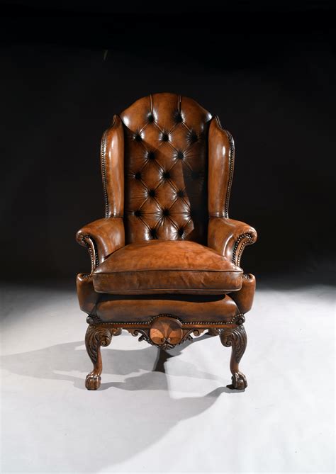 Chairs are available in all different styles, sizes and shapes and can be used to fill the need in any room in your house. Late 19th Century George Ii Style Walnut Leather ...