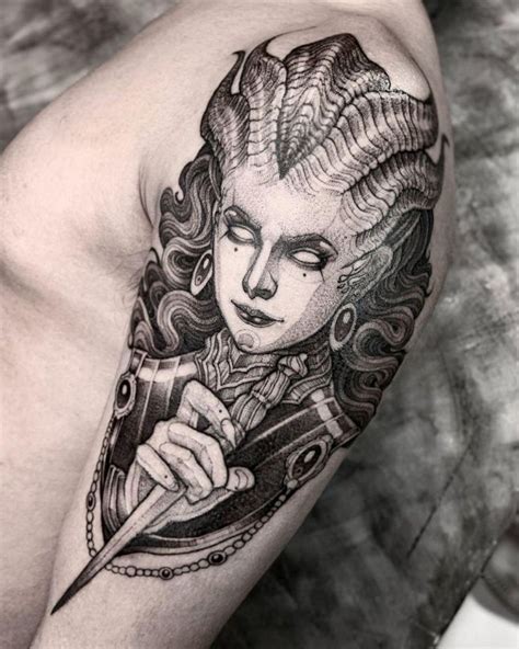 30 Pretty Lilith Tattoos To Inspire You Tattoos Lilith Portrait Tattoo