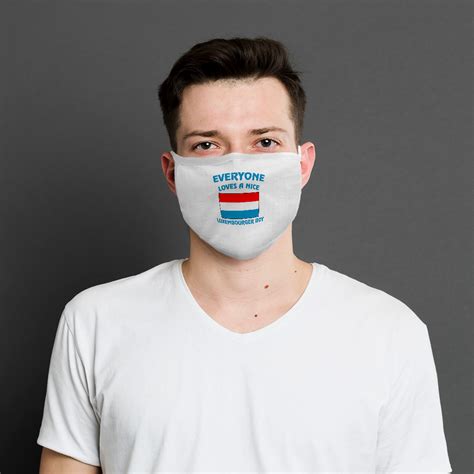 Face masks are all the rage these days. Washable Reusable Face Mask Everyone Loves Nice Luxembourger Boy Countries | eBay