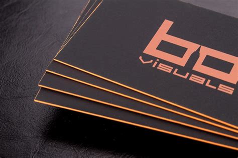Painted Edge Business Cards Printing New York Nyc