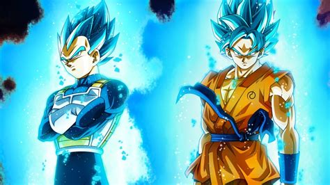 The Dynamic Duo 100 Agl Super Saiyan Blue Goku And Vegeta Dragon