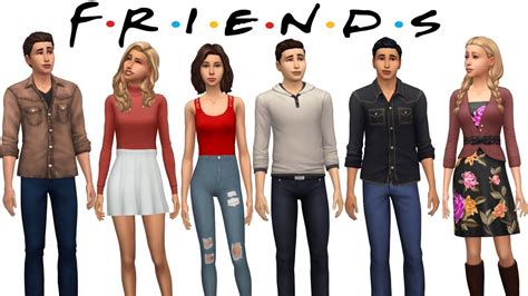 Creating The Friends Characters In The Sims 4 Youtube