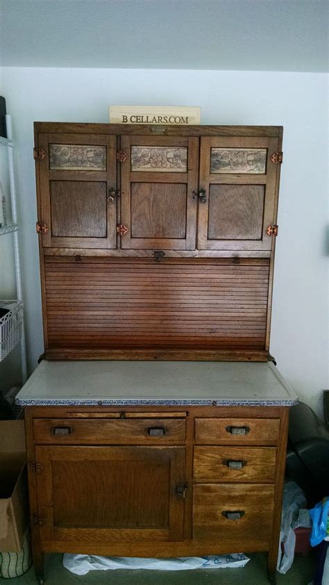 Today the hoosier cabinet can be an efficient, functional addition to any kitchen. Original Oak Hoosier McDougall Kitchen Cabinet w Flour Bin ...