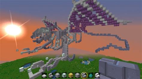 Skeletal Dragon Minecraft Map