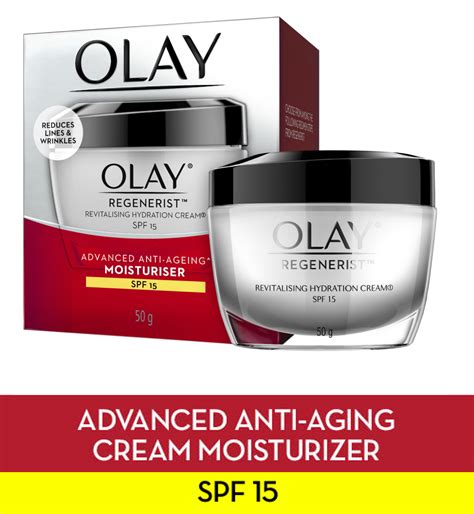 Buy Olay Regenerist Advanced Anti Ageing Moisturiser Cream Spf15 50g