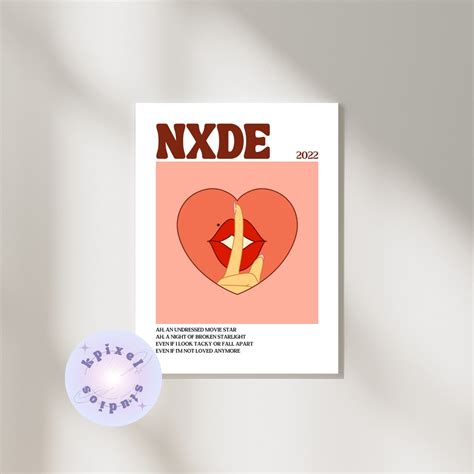 Gi Dle Nxde Print Digital Download Trendy Wall Etsy