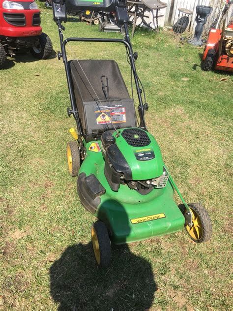 John Deere Js36 Lawn Mower Self Propelled With Bagger For Sale In