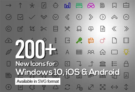 Windows 10 Icons Free Freebies Graphic Design Junction