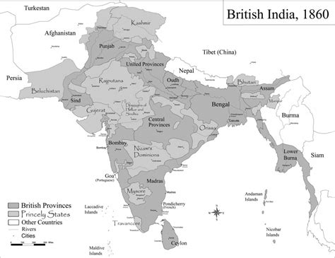 Historic Maps British India Maps Of India