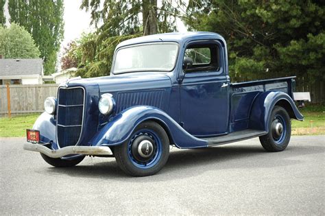 1936, Ford, Pickup, Classic, Old, Retro, Vintage, Blue, Usa, 1500x1000 02 Wallpapers HD