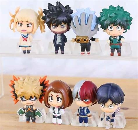 Anime My Hero Academia Boku No Hero Set De 8 Figuras Meses Sin Intereses