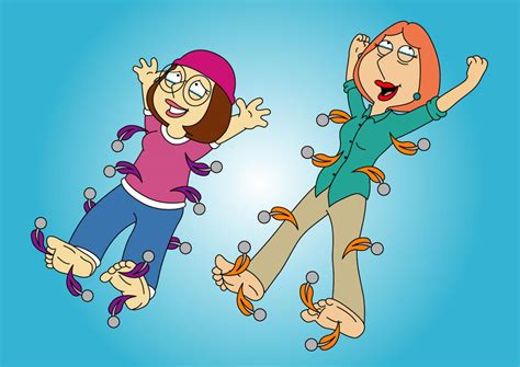 Lois And Meg Tickled No Background By Playful Insanity On Deviantart