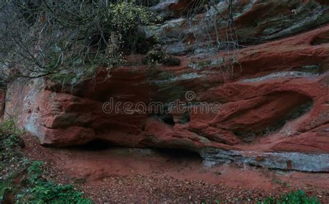 Devonian Red Sandstones Close Up Stock Image Image Of Terrain
