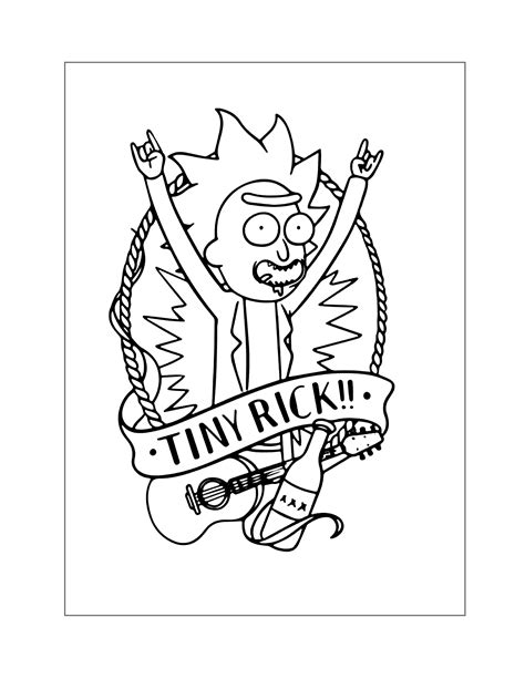 Rick And Morty Coloring Pages Coloring Rocks