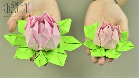 Diy Paper Flower Tutorial Step By Step Beautiful Origami Lotus Flower