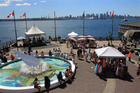 Lonsdale Quay Waterfront Boardwalk Market And Seabus North Vancouver