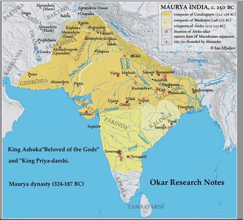 Okar Research King Ashoka Maurya 324 187 Bc