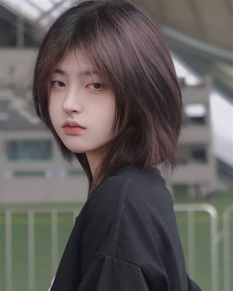 Justina Xie In 2021 Ulzzang Short Hair Asian Short Hair Girls Short