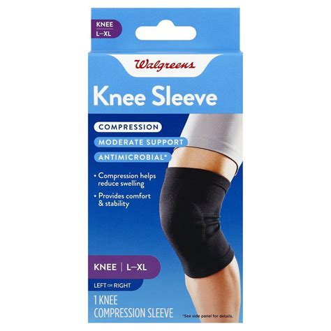 Walgreens Knee Compression Sleeve Lxl Walgreens