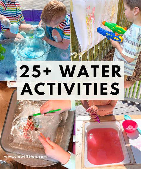 25 Best Water Activities For Kids Low Lift Fun