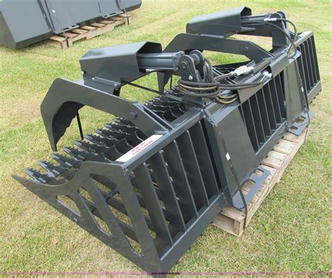 Stout Xhd82 Rock Bucket Grapple Skid Steer Attachment In Knapp Wi