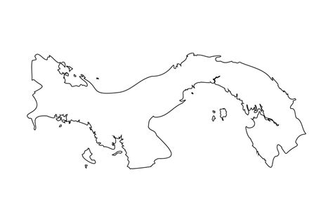Panama Map Vectores Iconos Gráficos y Fondos para Descargar Gratis