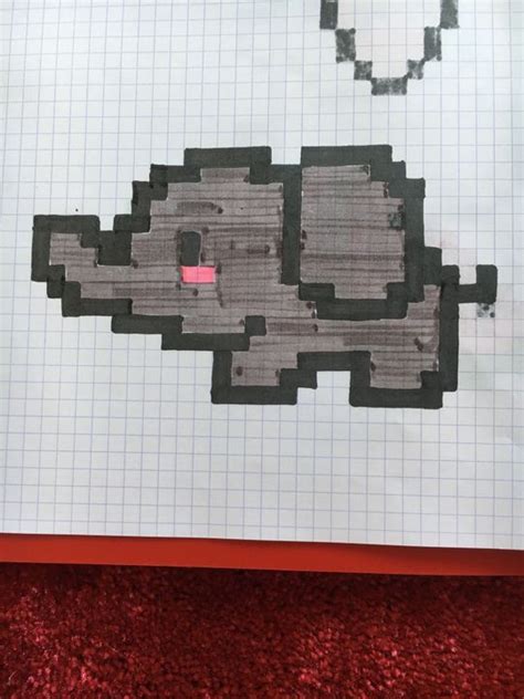 Disegni e schemi per la pixel art facile da far fare ai bambini. Pixel art - Animaux 🐘🦁🦉🐠🐰🐷🐨🐥🦆 - Wattpad