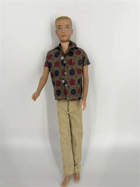 Vintage Mattel 1960s Ken Barbie Doll Blonde Hair Blue Eyes Hawthorne California £16653
