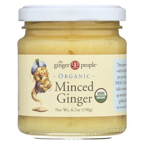 The Ginger People Organic Minced 67 Oz Pack Of 12 The Ginger