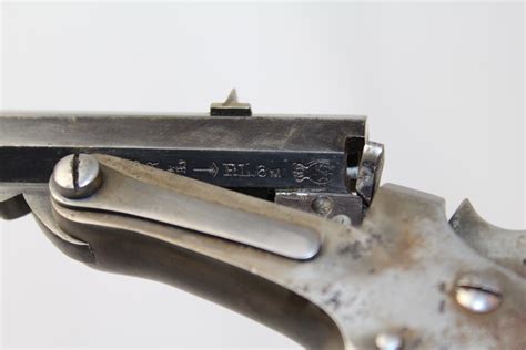 Candr European Belgian 6mm Flobert 22 Rimfire Pistol Antique Firearms