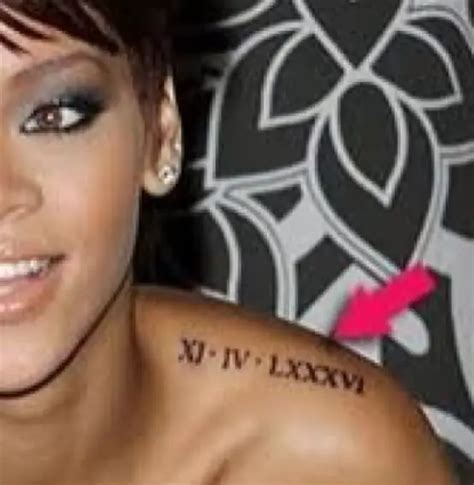 Top Rihanna Tattoo Designs Their Meanings Tattoo Twist