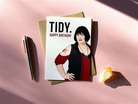 Nessa Birthday Card Gavin And Stacey Greeting Card Tidy Bday