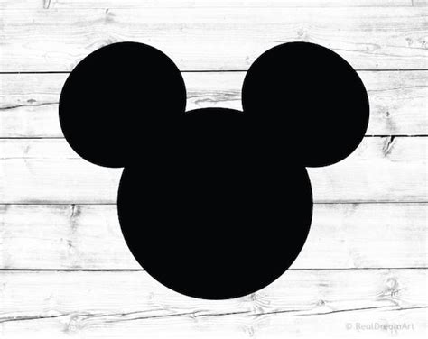 Mickey Mouse Head Silhouette Svg Free 52 Svg Design File
