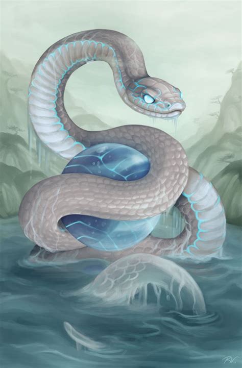 Year Of The Snake 2013 By Sleepingfox On Deviantart Fantasy Creatures