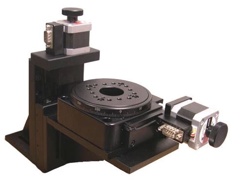 Motorized Z Axis Linear Positioning Stages With Rotary Actuator