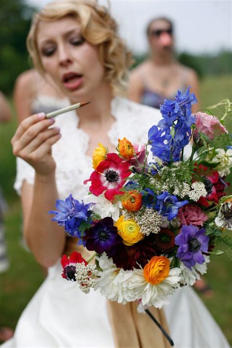 Diy Wedding With Handmade Charm Wildflower Bouquet Wedding Wedding