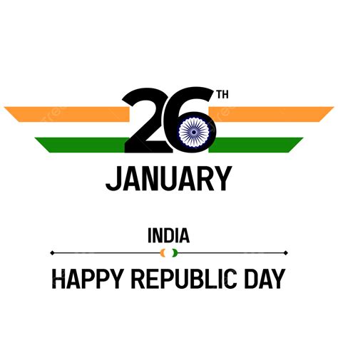 26th January India Happy Republic Day Colorful Celebration 26 January