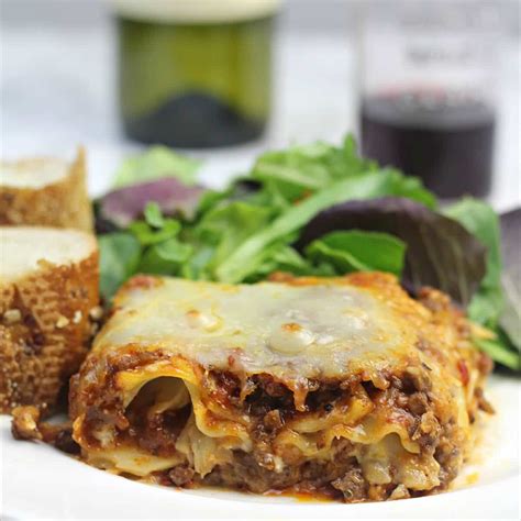 Meat Lasagna Recipe Without Ricotta Cheese Recipe Loving